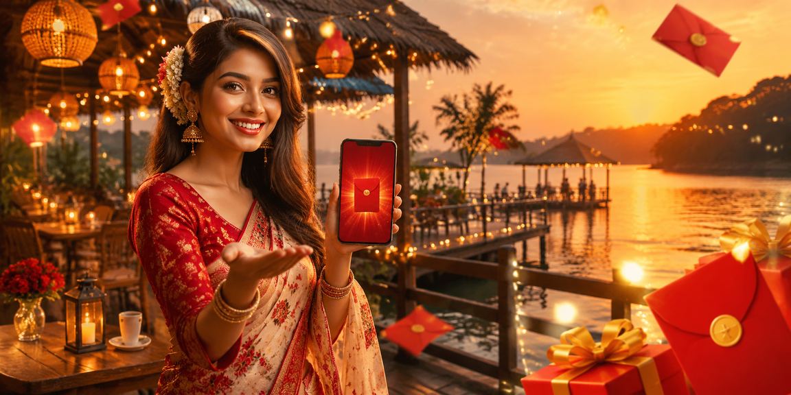 বান্দরবানে পহেলা বৈশাখে লাল খাম বোনাস উপভোগ করছেন খেলোয়াড়রা